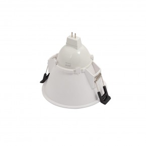 DK3026-WH Встраиваемый светильник, IP 20, 10 Вт, GU5.3, LED, белый, пластик в Стрежевом - strezevoi.ok-mebel.com | фото 3