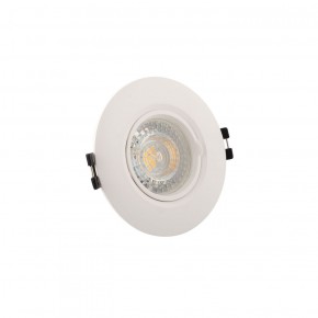 DK3028-WH Встраиваемый светильник, IP 20, 10 Вт, GU5.3, LED, белый, пластик в Стрежевом - strezevoi.ok-mebel.com | фото 2