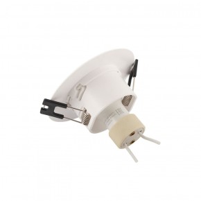 DK3028-WH Встраиваемый светильник, IP 20, 10 Вт, GU5.3, LED, белый, пластик в Стрежевом - strezevoi.ok-mebel.com | фото 3