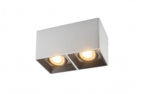 DK3035-WB Светильник накладной IP 20, 10 Вт, GU5.3, LED, белый/черный, пластик в Стрежевом - strezevoi.ok-mebel.com | фото