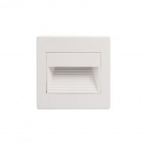 DK3050-WH Светильник встраиваемый в стену, IP 20, LED 3000, 1 Вт, белый, пластик в Стрежевом - strezevoi.ok-mebel.com | фото 3