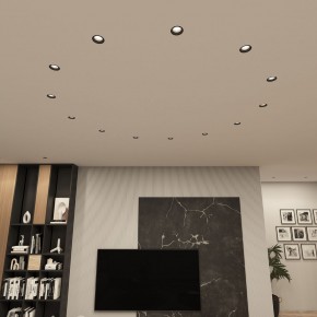 DK3055-BK Встраиваемый светильник, IP 20, 10 Вт, GU5.3, LED, черный, пластик в Стрежевом - strezevoi.ok-mebel.com | фото 3