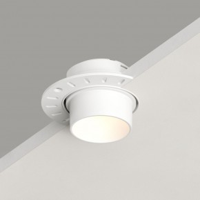 DK3056-WH Встраиваемый светильник под шпатлевку, IP20, до 15 Вт, LED, GU5,3, белый, пластик в Стрежевом - strezevoi.ok-mebel.com | фото 2