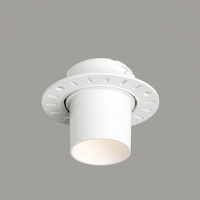 DK3057-WH Встраиваемый светильник под шпатлевку, IP20, до 15 Вт, LED, GU5,3, белый, пластик в Стрежевом - strezevoi.ok-mebel.com | фото 1