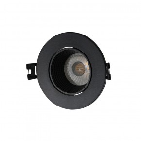 DK3061-BK Встраиваемый светильник, IP 20, 10 Вт, GU5.3, LED, черный/черный, пластик в Стрежевом - strezevoi.ok-mebel.com | фото
