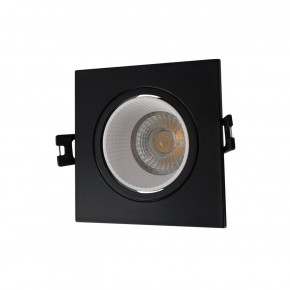DK3071-BK+WH Встраиваемый светильник, IP 20, 10 Вт, GU5.3, LED, черный/белый, пластик в Стрежевом - strezevoi.ok-mebel.com | фото