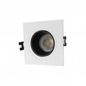 DK3071-WH+BK Встраиваемый светильник, IP 20, 10 Вт, GU5.3, LED, белый/черный, пластик в Стрежевом - strezevoi.ok-mebel.com | фото