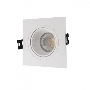 DK3071-WH Встраиваемый светильник, IP 20, 10 Вт, GU5.3, LED, белый/белый, пластик в Стрежевом - strezevoi.ok-mebel.com | фото