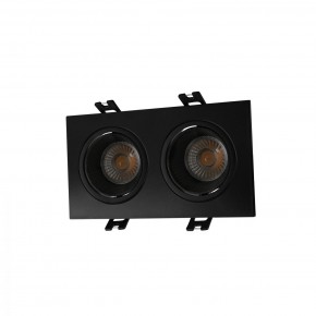 DK3072-BK Встраиваемый светильник, IP 20, 10 Вт, GU5.3, LED, черный/черный, пластик в Стрежевом - strezevoi.ok-mebel.com | фото
