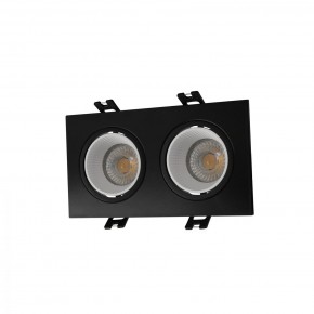 DK3072-BK+WH Встраиваемый светильник, IP 20, 10 Вт, GU5.3, LED, черный/белый, пластик в Стрежевом - strezevoi.ok-mebel.com | фото
