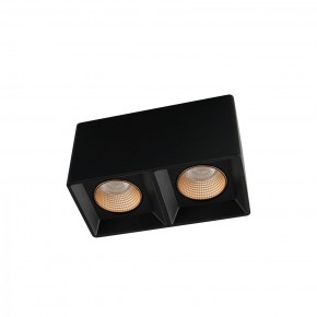 DK3085-BK+BR Светильник накладной IP 20, 10 Вт, GU5.3, LED, черный/бронзовый, пластик в Стрежевом - strezevoi.ok-mebel.com | фото