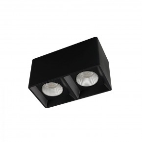 DK3085-BK+CH Светильник накладной IP 20, 10 Вт, GU5.3, LED, черный/хром, пластик в Стрежевом - strezevoi.ok-mebel.com | фото