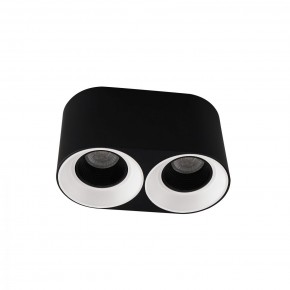 DK3096-BW+BK Светильник накладной IP 20, 10 Вт, GU5.3, LED, черно-белый/черный, пластик в Стрежевом - strezevoi.ok-mebel.com | фото