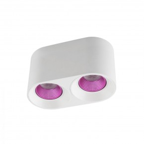 DK3096-WH+PI Светильник накладной IP 20, 10 Вт, GU5.3, LED, белый/розовый, пластик в Стрежевом - strezevoi.ok-mebel.com | фото