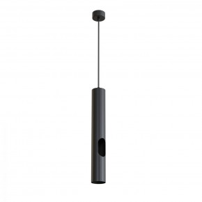 DK4045-BK Подвесной светильник, с декоративным вырезом, IP 20, до 15 Вт, LED, GU10, черный, алюминий в Стрежевом - strezevoi.ok-mebel.com | фото