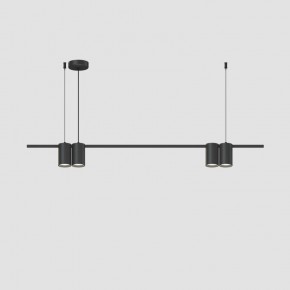 DK4061-BK Подвесной светильник ORBIT, IP20, 4xGU10 LED до 15 Вт, черный матовый, алюминий в Стрежевом - strezevoi.ok-mebel.com | фото