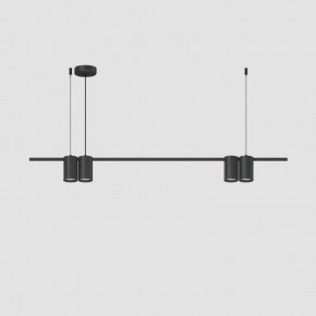 DK4061-BK Подвесной светильник ORBIT, IP20, 4xGU10 LED до 15 Вт, черный матовый, алюминий в Стрежевом - strezevoi.ok-mebel.com | фото 2