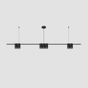 DK4063-BK Подвесной светильник ORBIT, IP20, 7xGU10 LED до 15 Вт, черный матовый, алюминий в Стрежевом - strezevoi.ok-mebel.com | фото 2