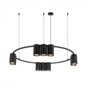 DK4065-BK Подвесной светильник ORBIT, IP20, 10xGU10 LED до 15 Вт, черный матовый, алюминий в Стрежевом - strezevoi.ok-mebel.com | фото 3