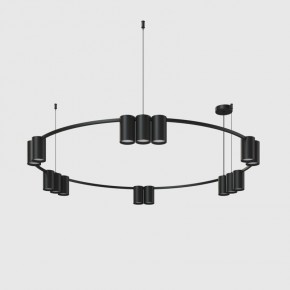 DK4067-BK Подвесной светильник ORBIT, IP20, 15xGU10 LED до 15 Вт, черный матовый, алюминий в Стрежевом - strezevoi.ok-mebel.com | фото 2