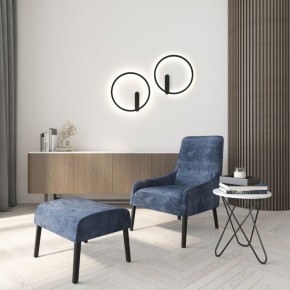 DK5035-BK Бра ROUND со светодиодом, IP20, 24W, 3000/4000/6500K, черный, алюминий в Стрежевом - strezevoi.ok-mebel.com | фото 8