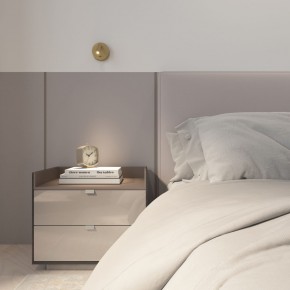 DK5072-SB Бра SHINE WALL со светодиодом, D104*H68, IP20, 3000К, 3W, RA?90, сатинированная латунь, алюминий в Стрежевом - strezevoi.ok-mebel.com | фото 9
