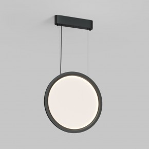 DK6604-BK Подвесной вертикальный светильник Veil со светодиодом H1500 d450 220V 36W 3000-6000K IP20 черный алюминий в Стрежевом - strezevoi.ok-mebel.com | фото