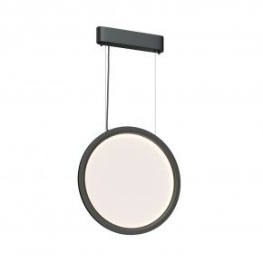 DK6604-BK Подвесной вертикальный светильник Veil со светодиодом H1500 d450 220V 36W 3000-6000K IP20 черный алюминий в Стрежевом - strezevoi.ok-mebel.com | фото 3