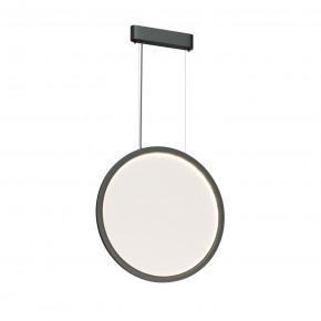 DK6606-BK Подвесной вертикальный светильник Veil со светодиодом H1700 d600 220V 48W 3000-6000K IP20 черный алюминий в Стрежевом - strezevoi.ok-mebel.com | фото 5