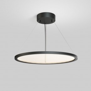 DK6616-BK Подвесной горизонтальный светильник Veil со светодиодом H900 d600 220V 48W 3000-6000K IP20 черный алюминий в Стрежевом - strezevoi.ok-mebel.com | фото