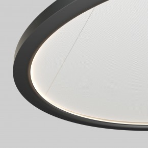 DK6616-BK Подвесной горизонтальный светильник Veil со светодиодом H900 d600 220V 48W 3000-6000K IP20 черный алюминий в Стрежевом - strezevoi.ok-mebel.com | фото 3