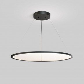 DK6620-BK Подвесной горизонтальный светильник Veil со светодиодом H900 d1000 220V 82W 3000-6000K IP20 черный алюминий в Стрежевом - strezevoi.ok-mebel.com | фото