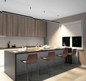 DK9124-BK Линейный светильник 30W 1250mm 4000K, черный в Стрежевом - strezevoi.ok-mebel.com | фото 4