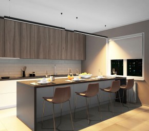 DK9153-BK Линейный светильник 42W 1500mm 3000K, черный в Стрежевом - strezevoi.ok-mebel.com | фото 7