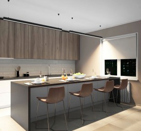 DK9154-BK Линейный светильник 42W 1500mm 4000K, черный в Стрежевом - strezevoi.ok-mebel.com | фото 5