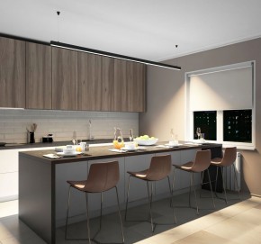 DK9254-BK Линейный светильник 62W 2500mm 4000K, черный в Стрежевом - strezevoi.ok-mebel.com | фото 5
