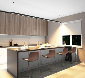 DK9303-BK Линейный светильник 72W 3000mm 3000K, черный в Стрежевом - strezevoi.ok-mebel.com | фото 5