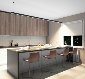 DK9304-BK Линейный светильник 72W 3000mm 4000K, черный в Стрежевом - strezevoi.ok-mebel.com | фото 5