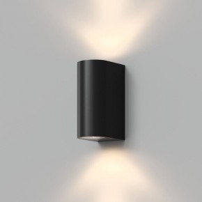 DK9791-BK Настенный уличный светильник NARVIK, IP44, 2хGU10 LED, до 15 Вт, черный, алюминий в Стрежевом - strezevoi.ok-mebel.com | фото