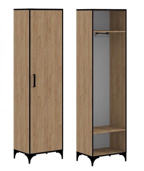 ЭНТЕР ЛОФТ Шкаф для одежды (Дуб Золотой) в Стрежевом - strezevoi.ok-mebel.com | фото