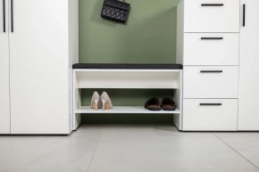 ЭЙР прихожая (модульная) Белый Шагрень в Стрежевом - strezevoi.ok-mebel.com | фото 23