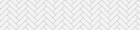 Фартук Метро керамик (белая) CPL пластик МДФ 6 мм в Стрежевом - strezevoi.ok-mebel.com | фото