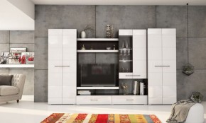 Фиеста №15 Комод с 6ю ящ (Венге/Белый глянец) в Стрежевом - strezevoi.ok-mebel.com | фото 2