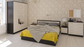 Фиеста Кровать 1800, цвет венге/дуб лоредо, ШхГхВ 183,5х203,5х80 см., сп.м. 1800х2000 мм., без матраса, основание есть в Стрежевом - strezevoi.ok-mebel.com | фото 5