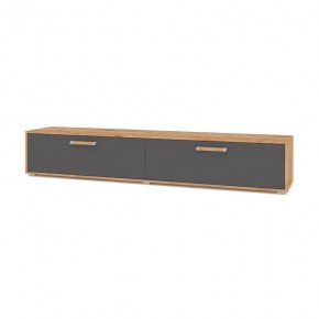 ФЛОРИДА Ф32 Тумба ТВ (дуб золотой/графит) в Стрежевом - strezevoi.ok-mebel.com | фото