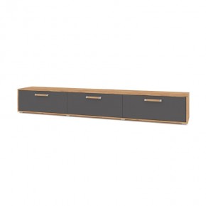 ФЛОРИДА Ф33 Тумба ТВ (дуб золотой/графит) в Стрежевом - strezevoi.ok-mebel.com | фото
