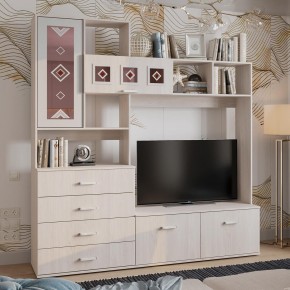 Гостиная Белла (модульная) ясень белый в Стрежевом - strezevoi.ok-mebel.com | фото 15