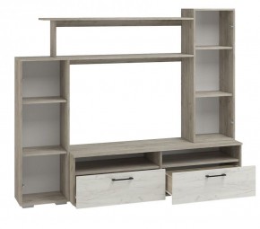 Гостиная Эмма МИНИ (Дуб Крафт серый/белый) в Стрежевом - strezevoi.ok-mebel.com | фото 2