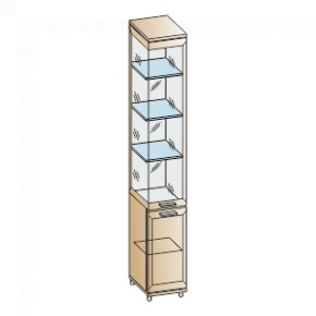 Гостиная Мелисса Композиция 12 (Ясень Асахи) в Стрежевом - strezevoi.ok-mebel.com | фото 7