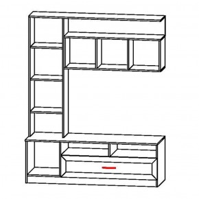 ПРАГА Гостиная (модульная) в Стрежевом - strezevoi.ok-mebel.com | фото 7